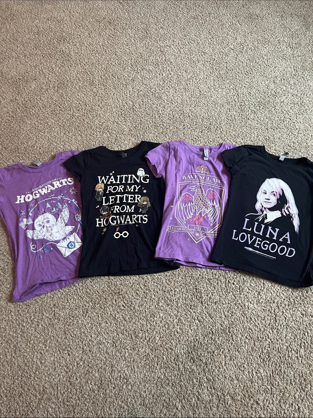 Harry Potter Graphic Tee Bundle - Purple & Black